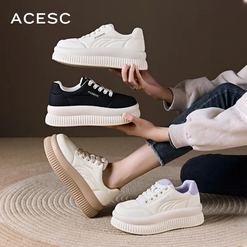 ACESC Low Top Skateboard Shoes Women's-17