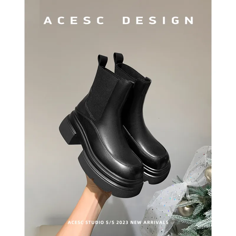 ACESC Short Chelsea Boots 6.2cm Women's-5
