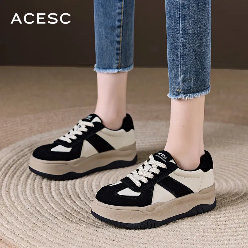 ACESC Low Top Skateboard Shoes Women's-5