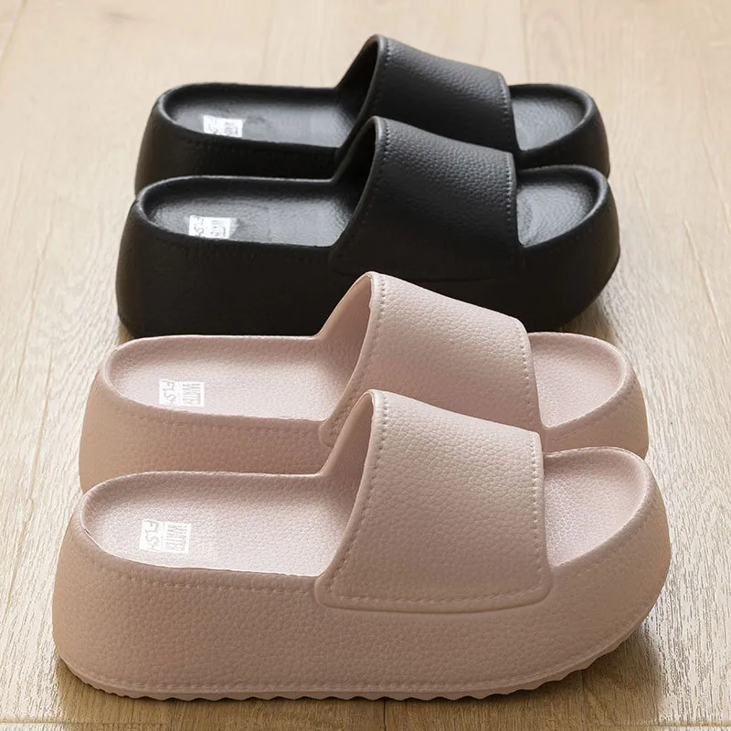 ECAC Minimalist Style Summer EVA Home Platform Slip Resistant Squashy And Bouncy Feeling, Slippers-3