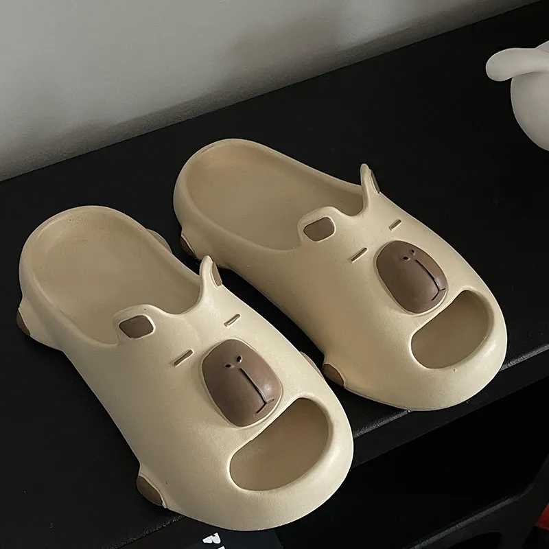 ECAC Men's Summer Indoor Home EVA Slip Resistant Bathroom Squashy And Bouncy Feeling Slippers-7