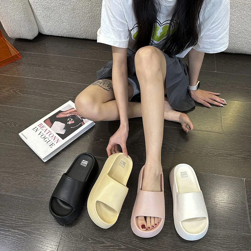 ECAC Minimalist Style Summer EVA Home Platform Slip Resistant Squashy And Bouncy Feeling, Slippers-5