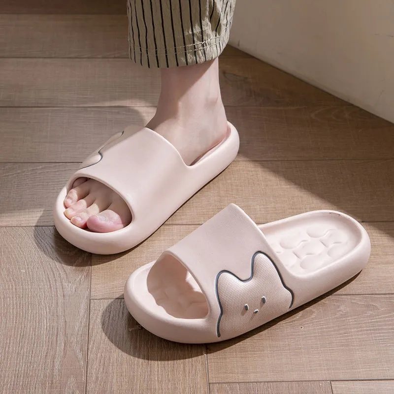 ECAC Men's Summer Indoor Home Slippers, Eva Slip Resistant Bathroom Bathing Slippers For Women's-9