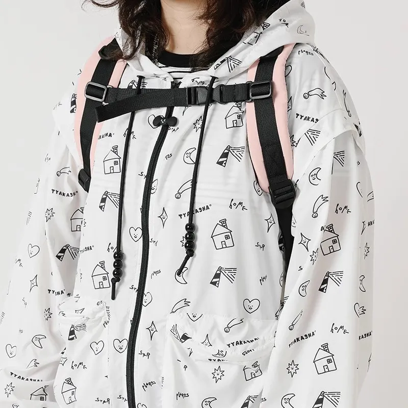 TYAKASHA Polyester Backpack Regular Unisex Pink-3