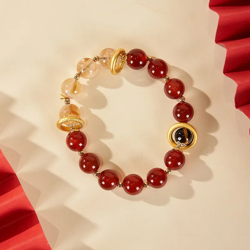 The British Museum Agate Bracelets Unisex-4
