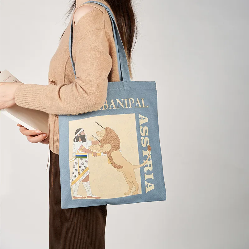 The British Museum Fabric Shoulder Bag Regular Unisex Multicolor-1