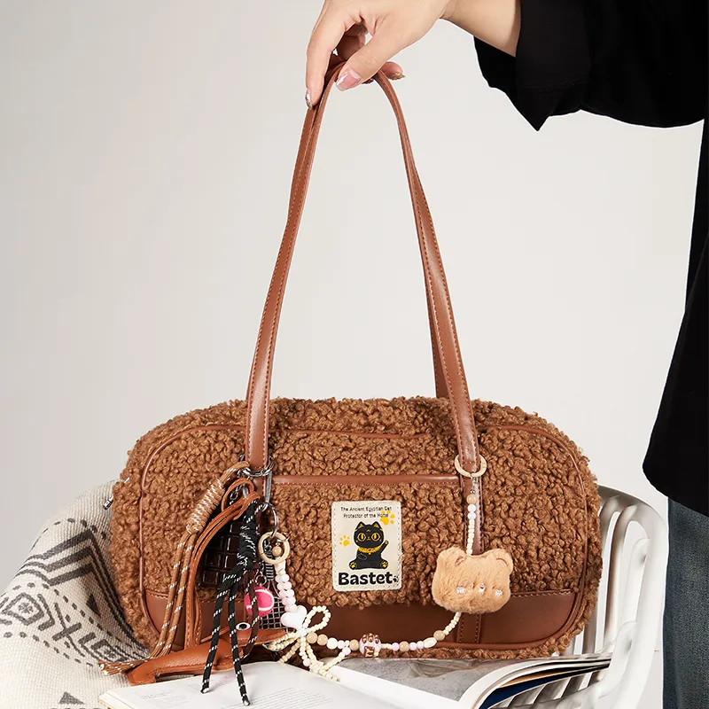 The British Museum Polyester Shoulder Bag Women's Brown-2