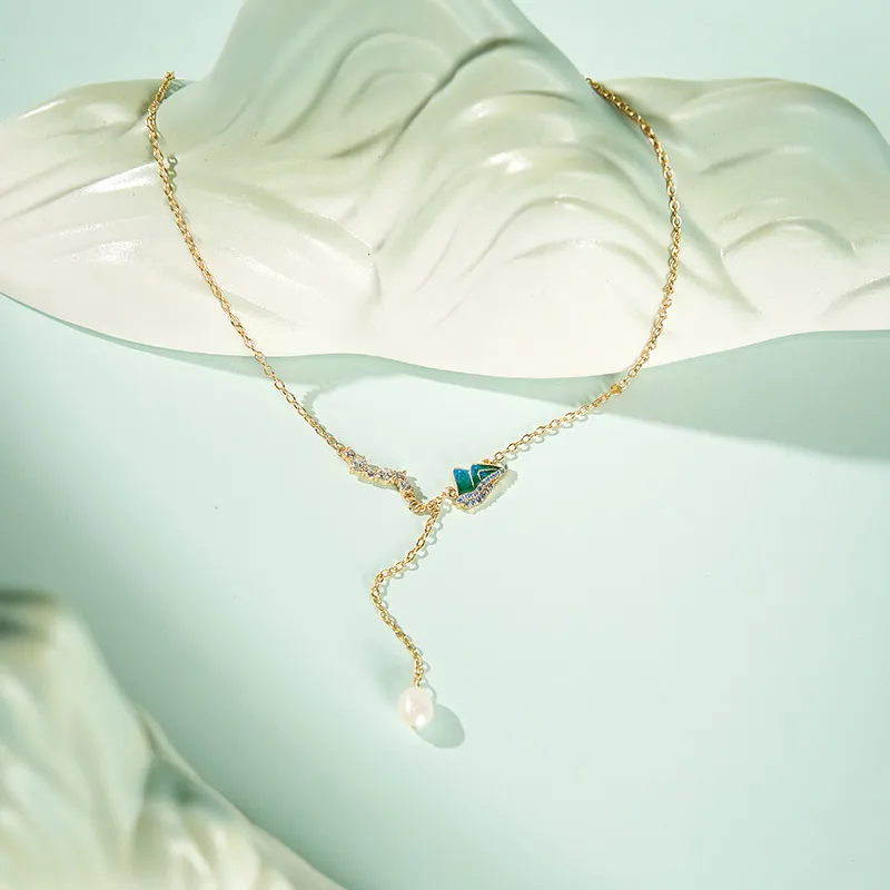 The British Museum Gold Plated Copper Necklaces Women's-6