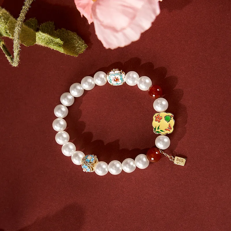 The British Museum Shell Pearl Bracelets Women's-3
