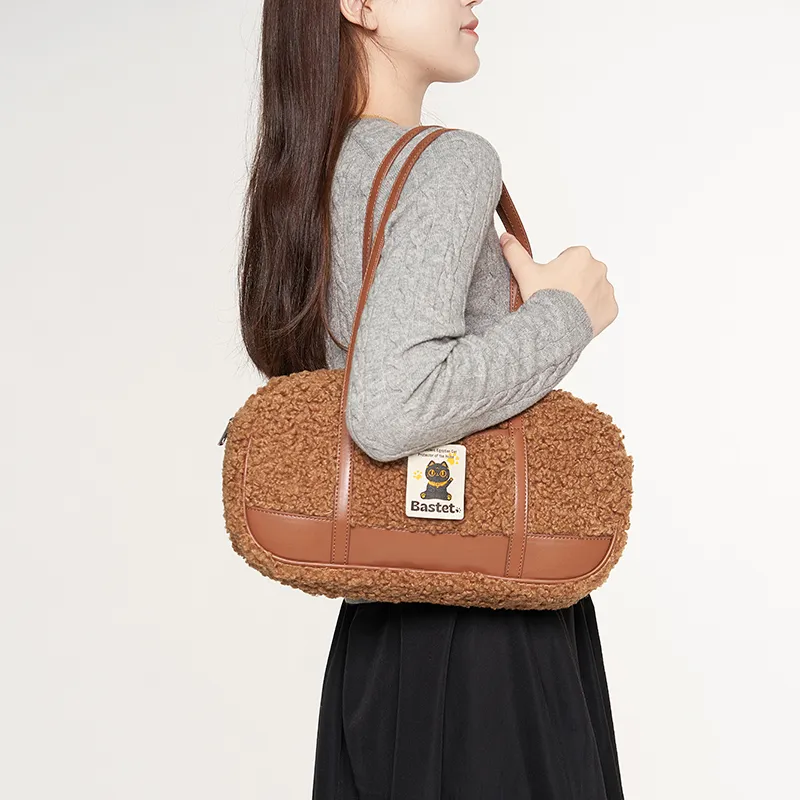 The British Museum Polyester Shoulder Bag Women's Brown-4