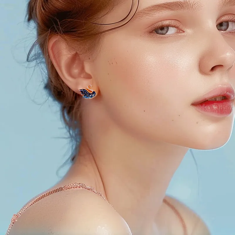 The British Museum Synthetic Crystal Stud Earrings Women's-2
