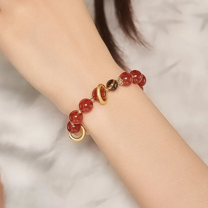 The British Museum Agate Bracelets Unisex-3