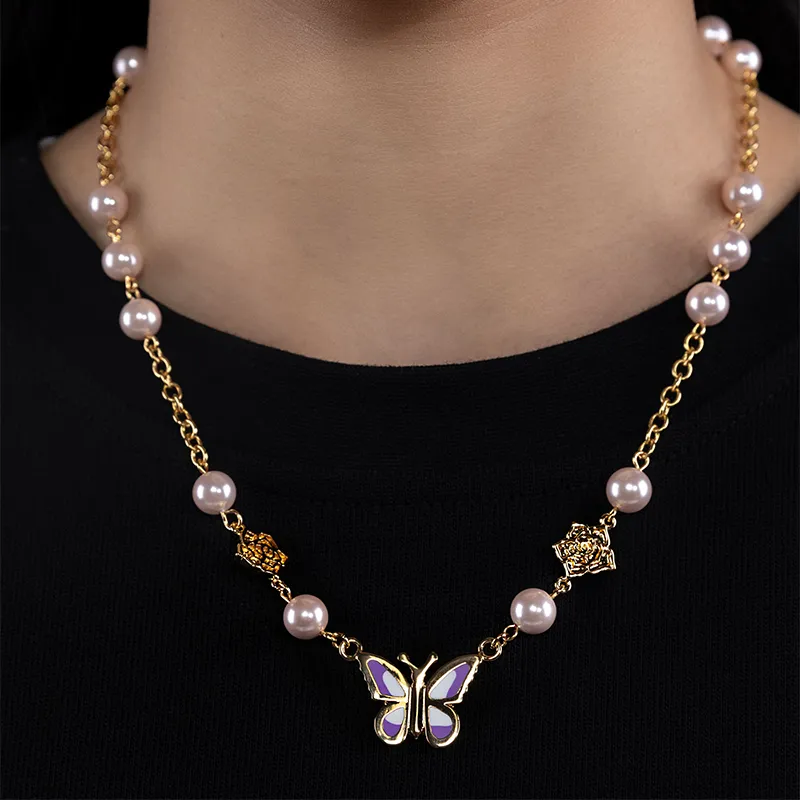STUGAZI Copper Plated Shell Pearl Necklaces Unisex-2
