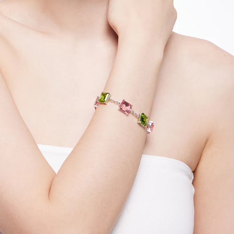 STUGAZI White Gold Plated Copper Bracelets Unisex-3