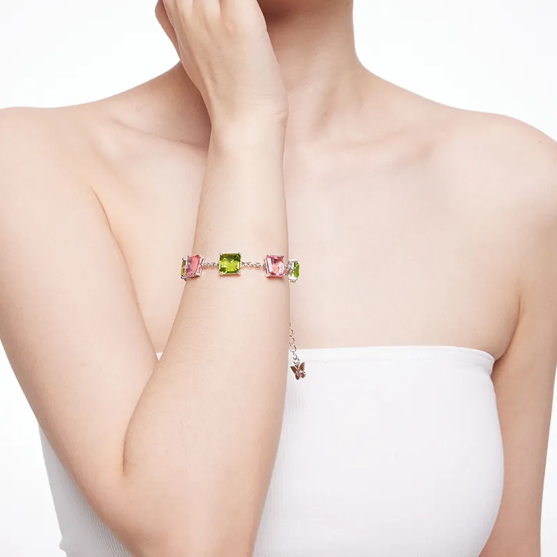 STUGAZI White Gold Plated Copper Bracelets Unisex-1