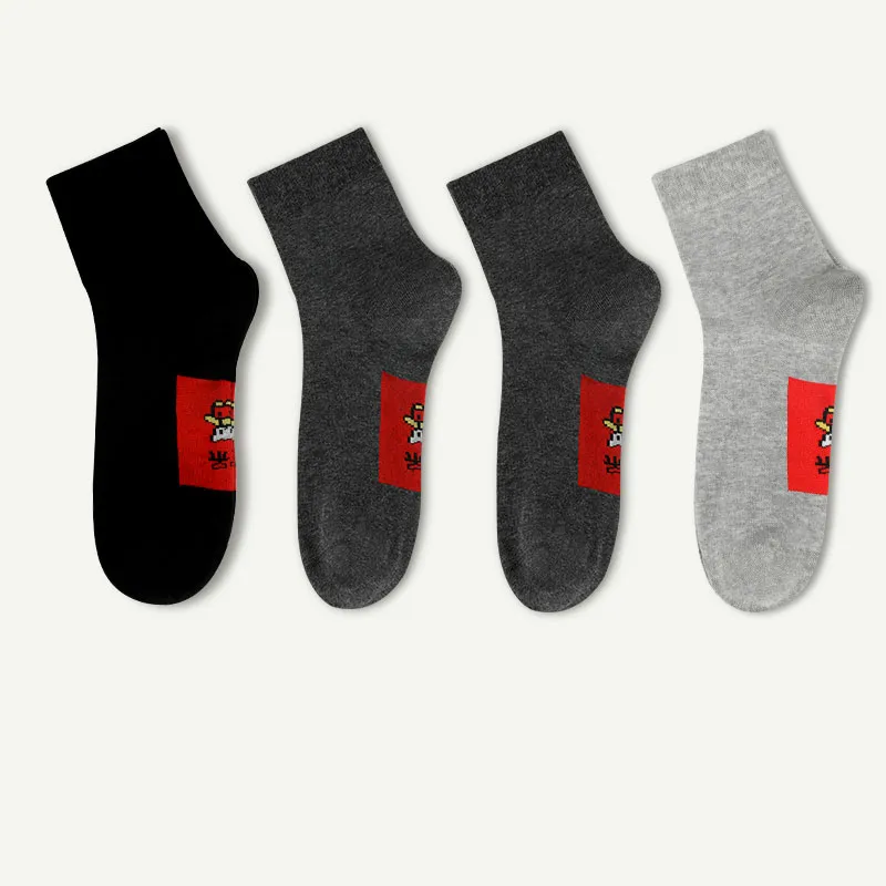 Lanza Mid Calf Socks Men's 4 Pack-3