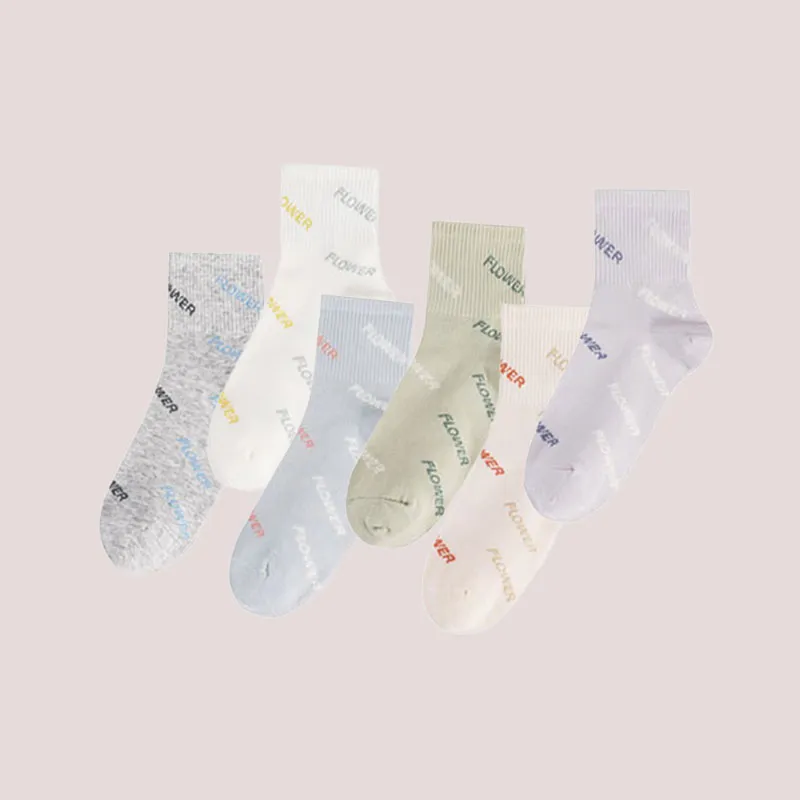 Lanza Mid Calf Socks Women's 6 Pack-1