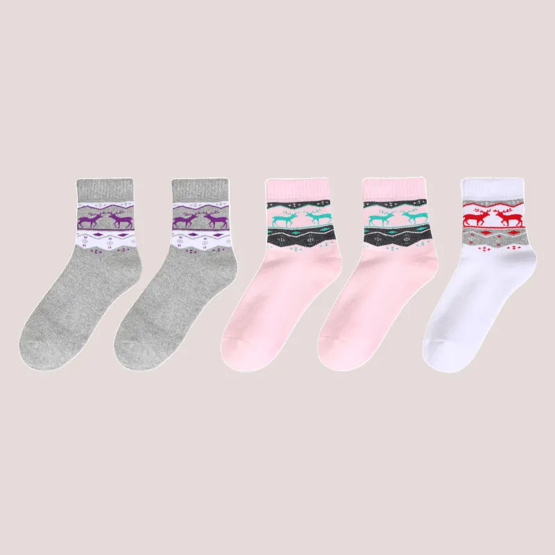 Lanza Mid Calf Socks Women's 5 Pack-3