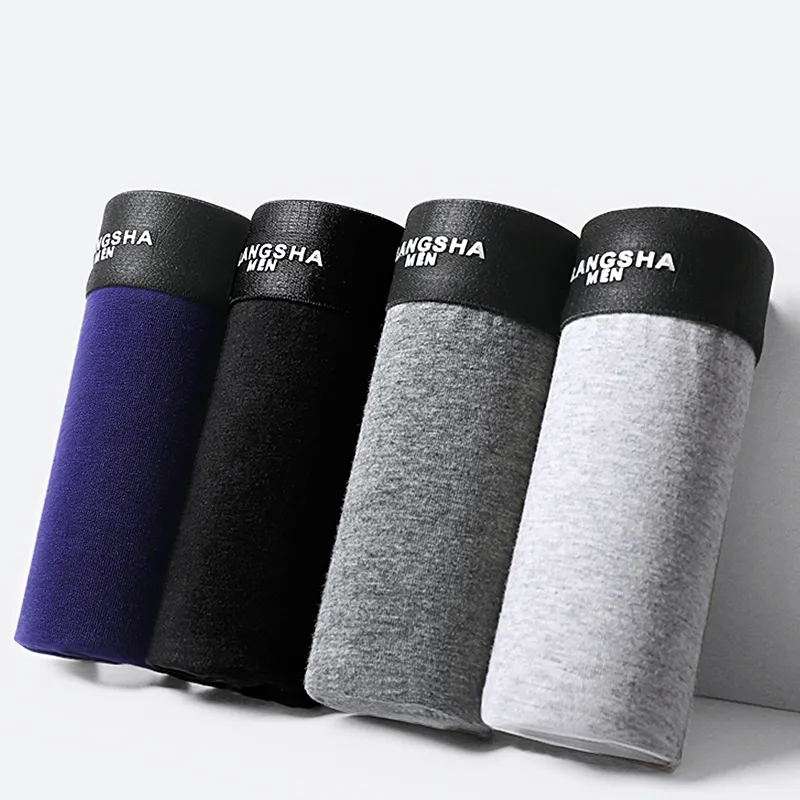 Lanza Underpants Men's 4 Pack Solid Color-1