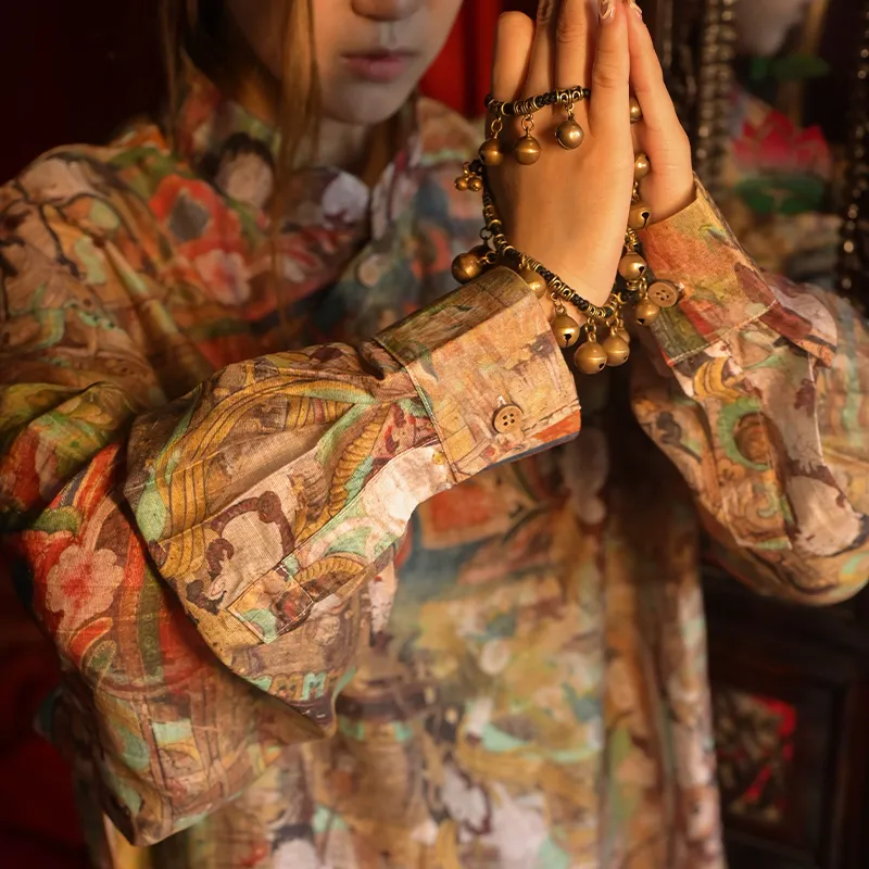 SANSHENGLIUBU Shirt Unisex Multicolor-2