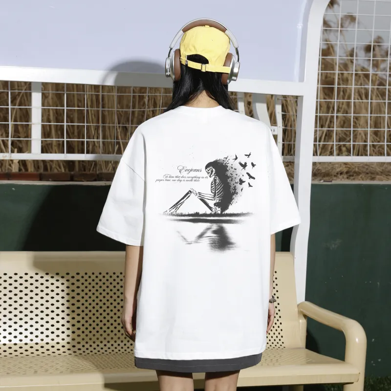 Yiwen Short Sleeved T Shirts Unisex-5