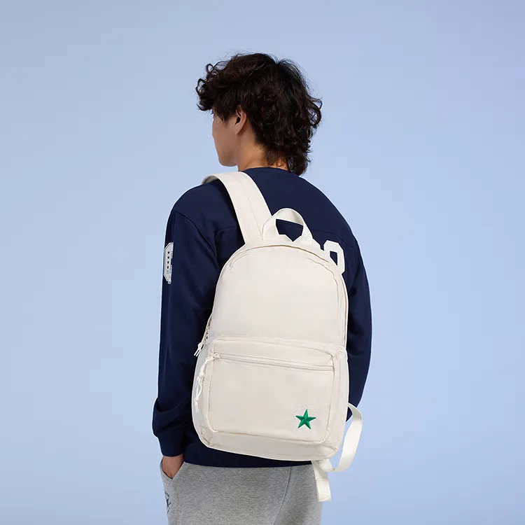 Converse Polyester Backpack Medium Size Feather White-5
