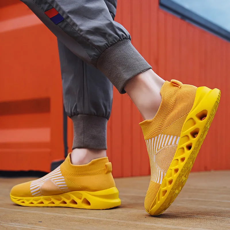 Green Feet Abrasion Resistant Cushioning Mid Top Casual Shoes Unisex-22
