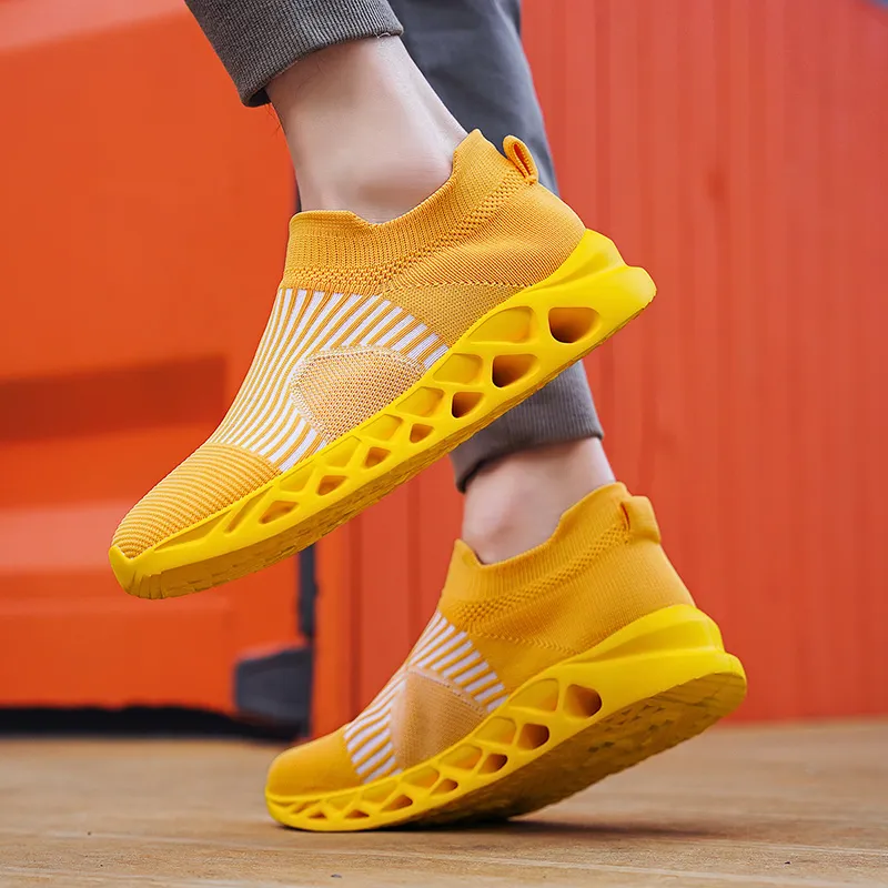 Green Feet Abrasion Resistant Cushioning Mid Top Casual Shoes Unisex-23