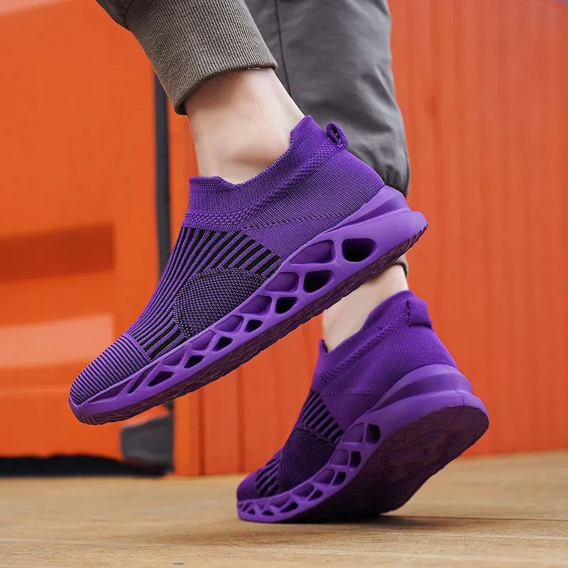 Green Feet Abrasion Resistant Cushioning Mid Top Casual Shoes Unisex-33
