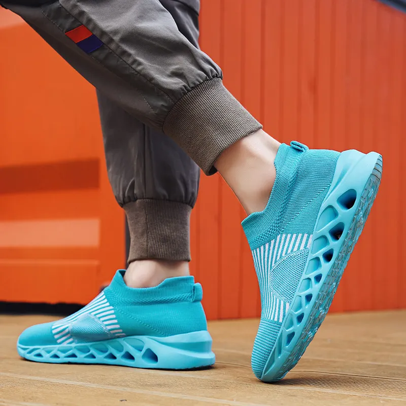 Green Feet Abrasion Resistant Cushioning Mid Top Casual Shoes Unisex-29