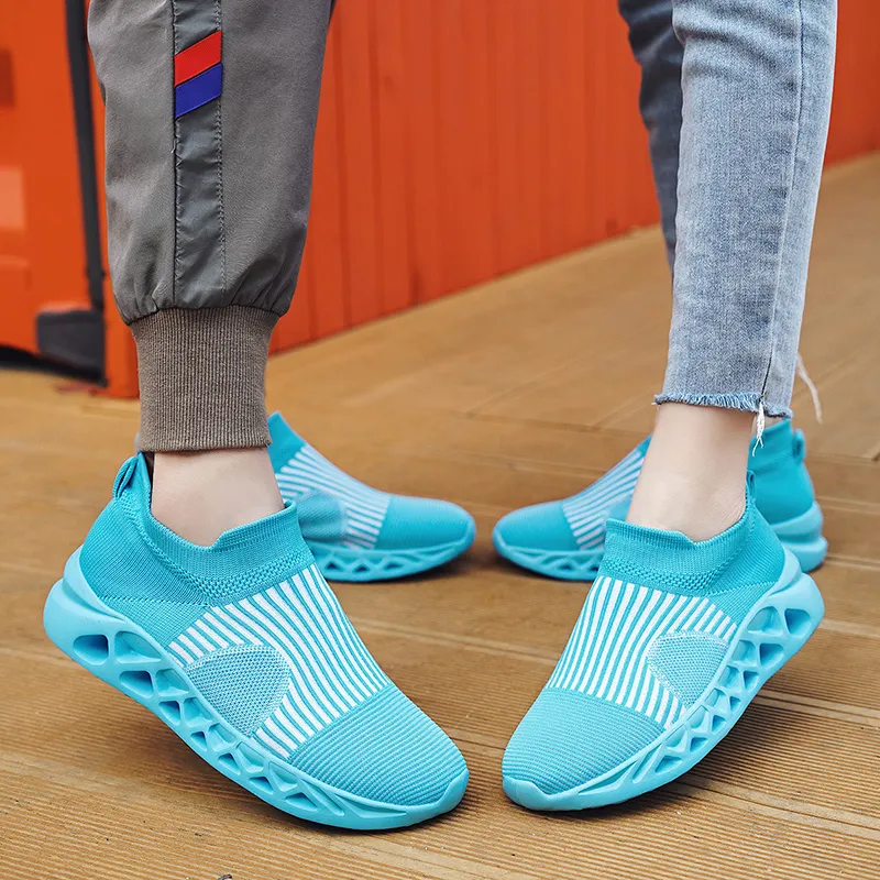 Green Feet Abrasion Resistant Cushioning Mid Top Casual Shoes Unisex-28
