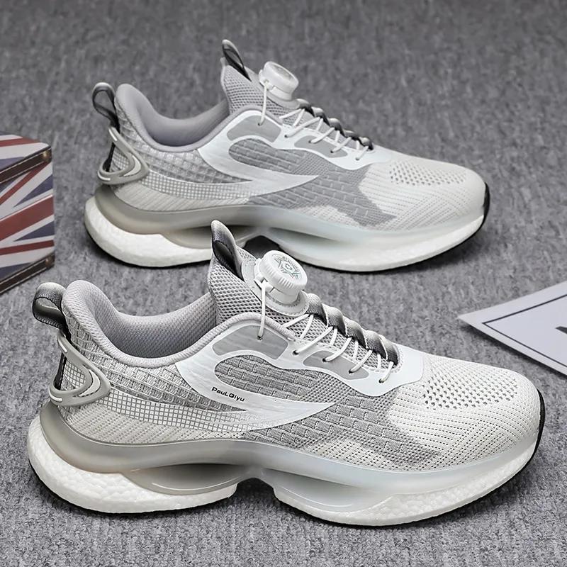 Cushioning Abrasion Resistant Breathable Low Top Essential Casual Shoes For Life Men's-26