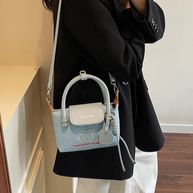 Sinbach Denim Handbag Women's Blue-2