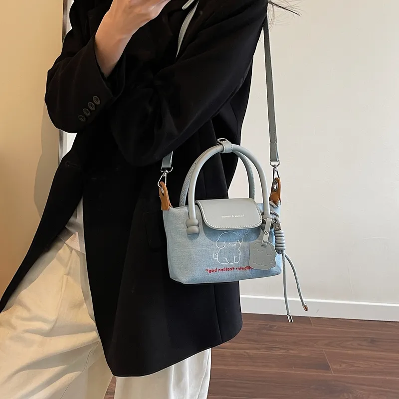 Sinbach Denim Handbag Women's Blue-1
