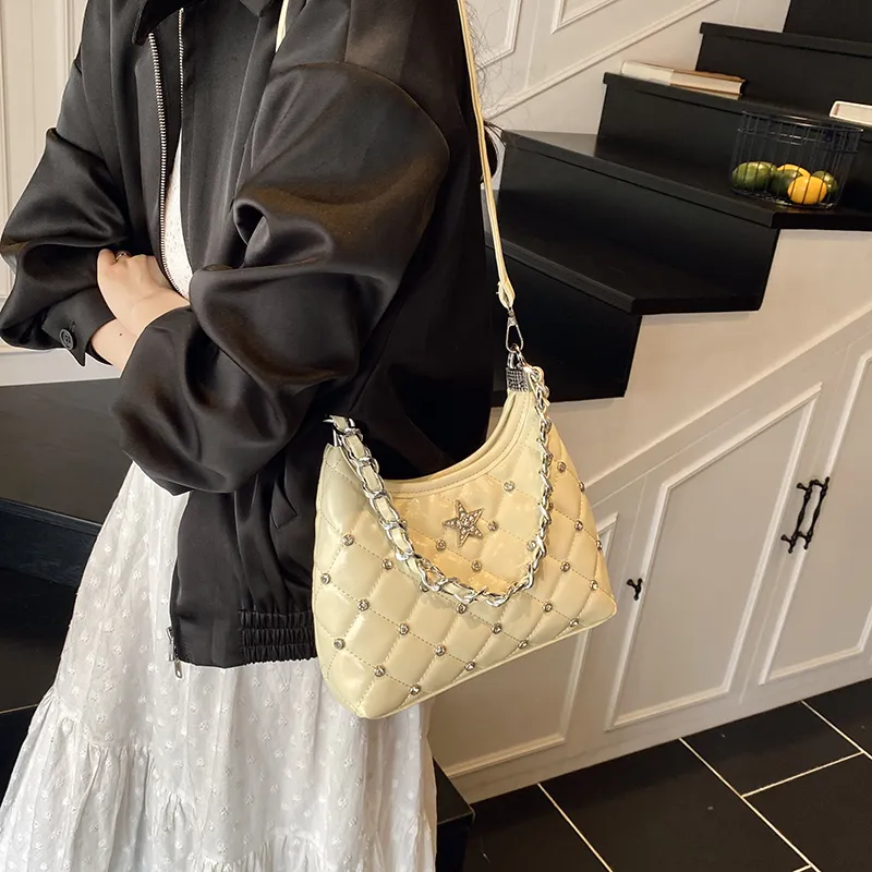 PU Crossbody Bag, Shoulder Bag Regular Women's White/Black/Silver/Blue/Yellow-40