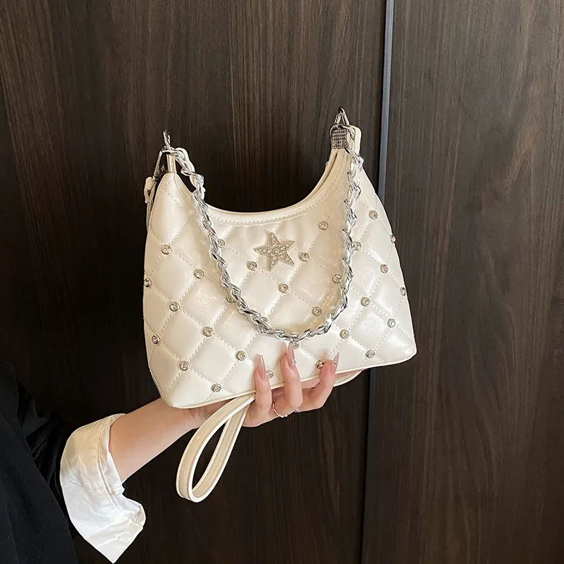 PU Crossbody Bag, Shoulder Bag Regular Women's White/Black/Silver/Blue/Yellow-6