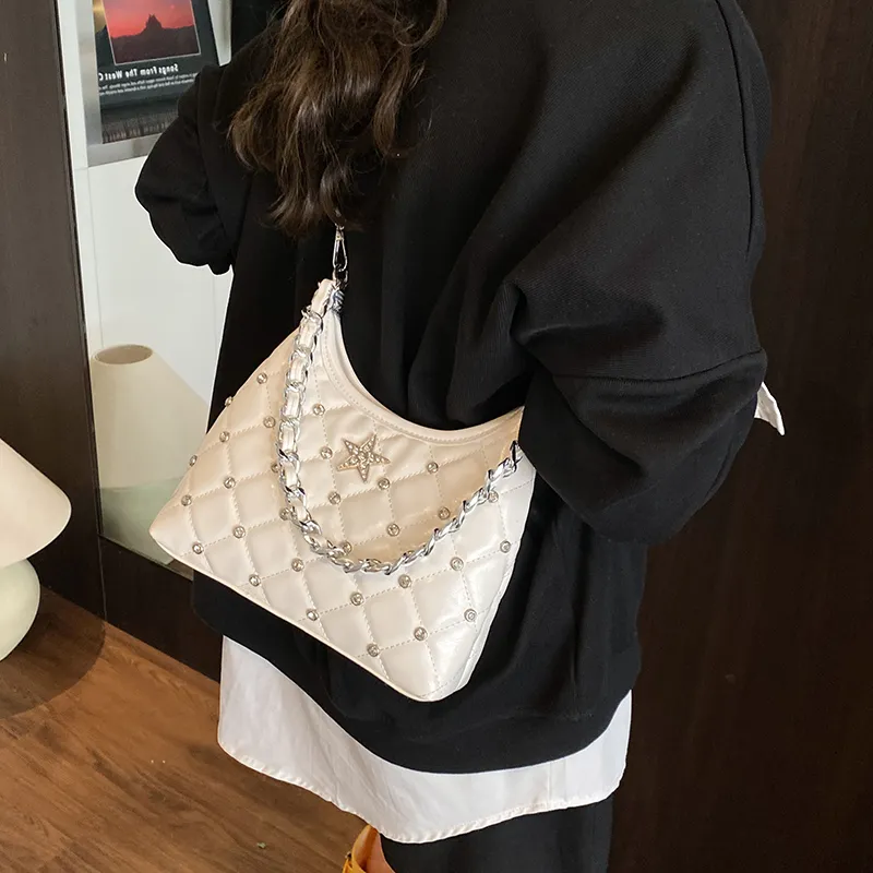 PU Crossbody Bag, Shoulder Bag Regular Women's White/Black/Silver/Blue/Yellow-8
