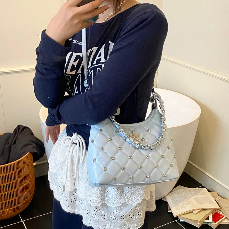 PU Crossbody Bag, Shoulder Bag Regular Women's White/Black/Silver/Blue/Yellow-30