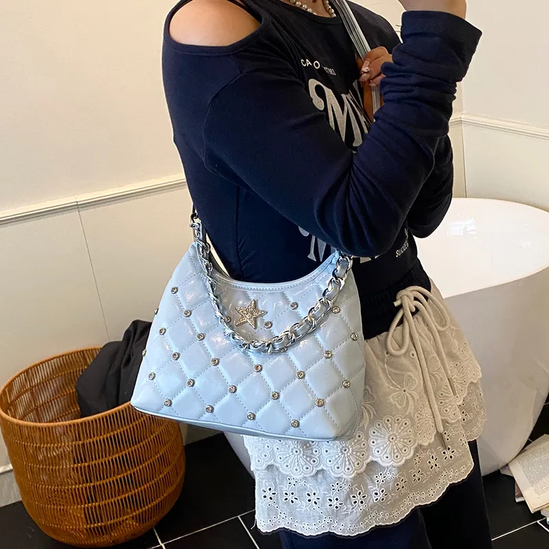 PU Crossbody Bag, Shoulder Bag Regular Women's White/Black/Silver/Blue/Yellow-31
