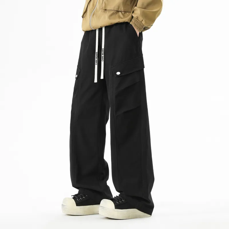 CAREBEARS Casual Pants Unisex Army Green-14