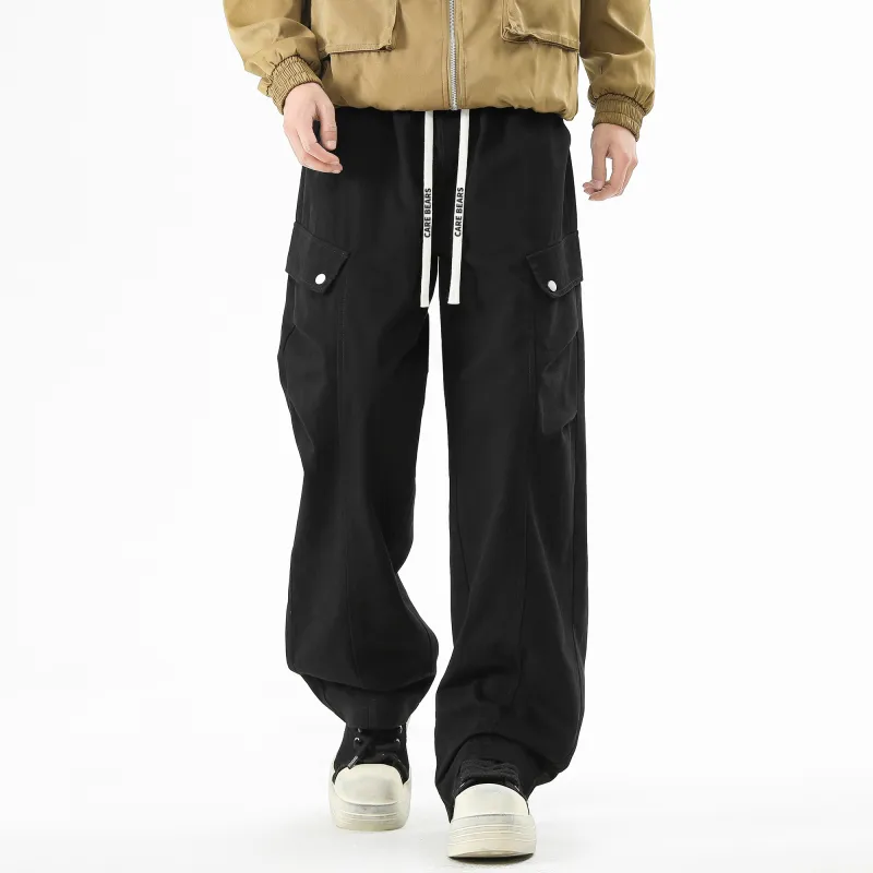 CAREBEARS Casual Pants Unisex Army Green-13