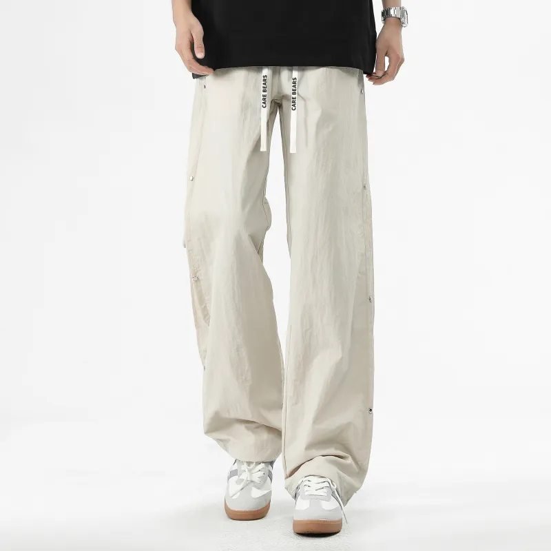 CAREBEARS Casual Pants Unisex Khaki-1