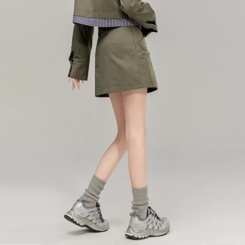 LA CRAWFISH Cargo Short Skirts Women's-9