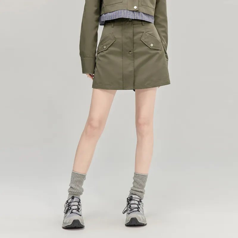 LA CRAWFISH Cargo Short Skirts Women's-8
