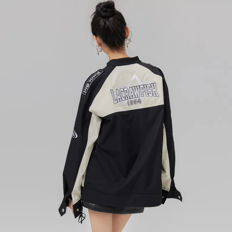 LA CRAWFISH Baseball Jacket Women's-4