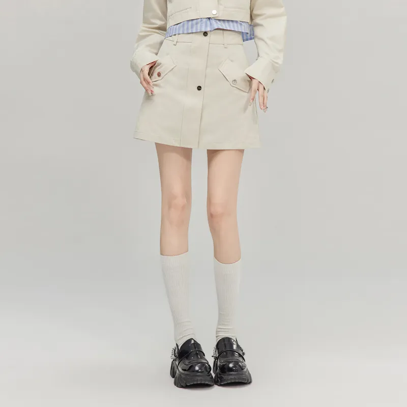 LA CRAWFISH Cargo Short Skirts Women's-2