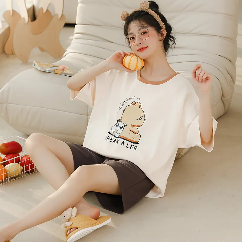 ROMANTIC·SPRING Pajama Set Women's Image Color-2