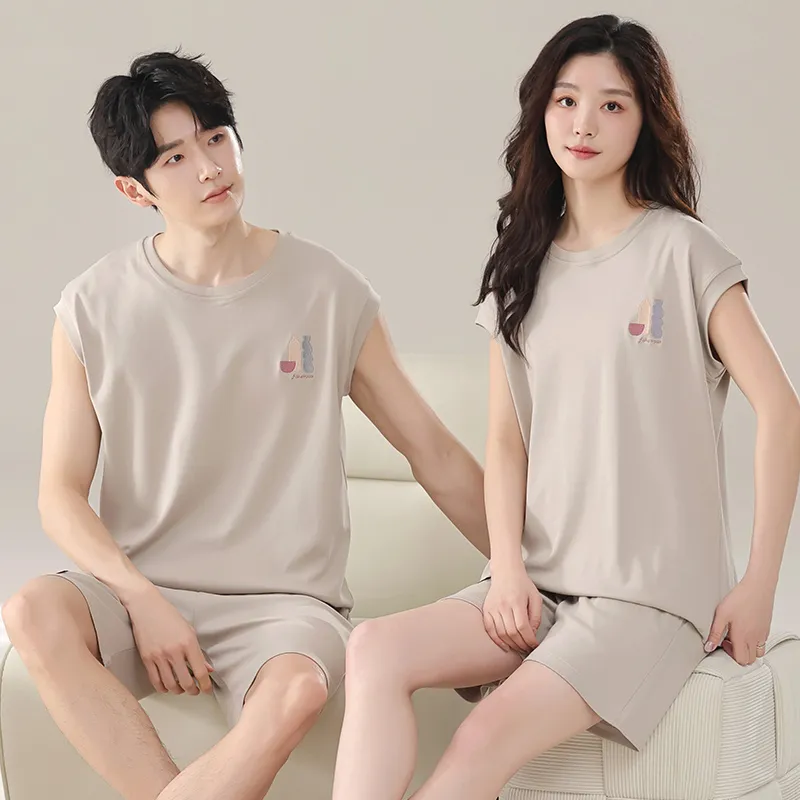 ROMANTIC·SPRING Pajama Set Unisex Image Color-10