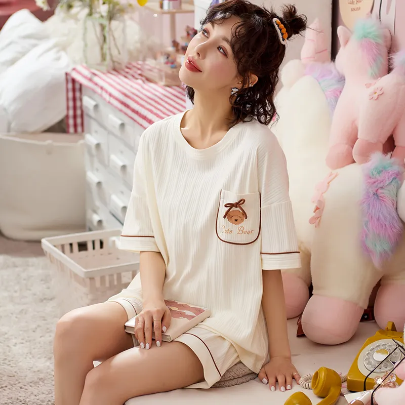 ROMANTIC·SPRING Pajama Set Women's Image Color-5