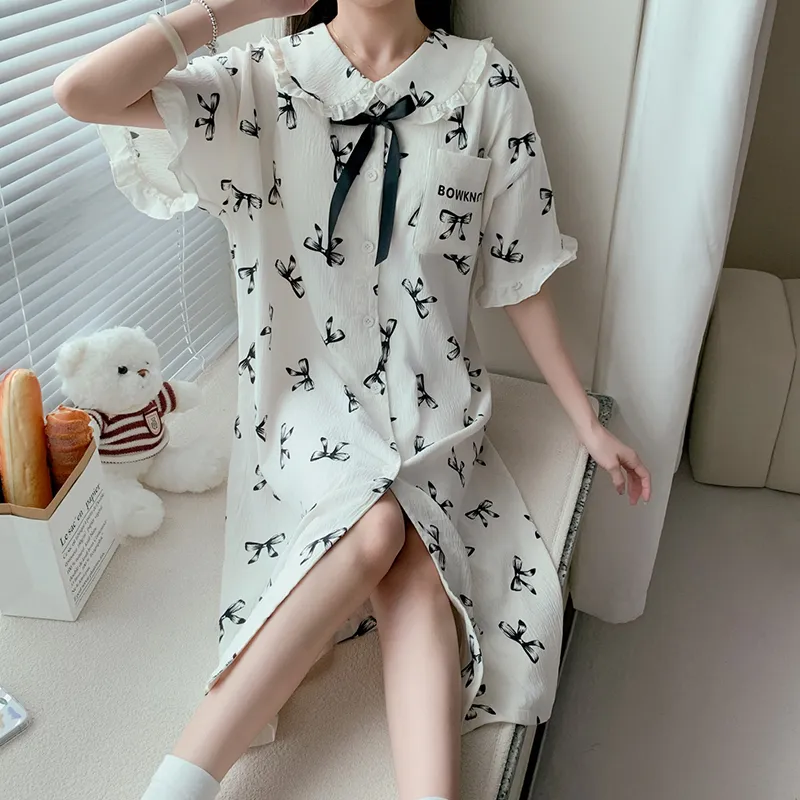 ROMANTIC·SPRING Nightgown Women's Image Color-5